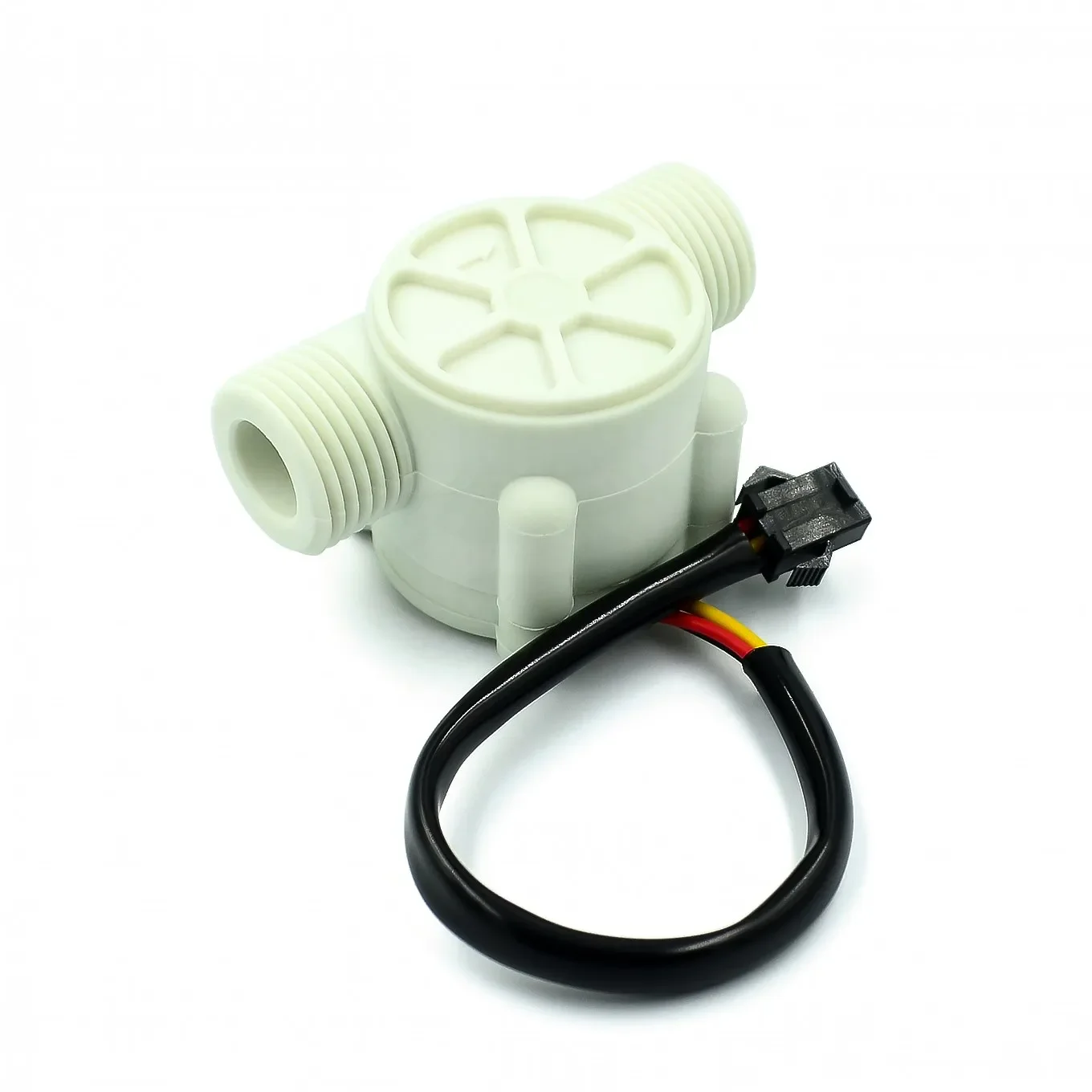 12V Water Flow Sensor DC 5-18V Flowmeter Hall Control Liquid Switch 1-30L/min 2.0MPa YF-S201 FS300A