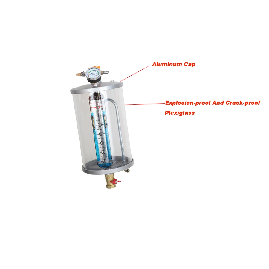 Скоростной пневматический насос измерительный стакан 1 6 л/мин присоска для масла