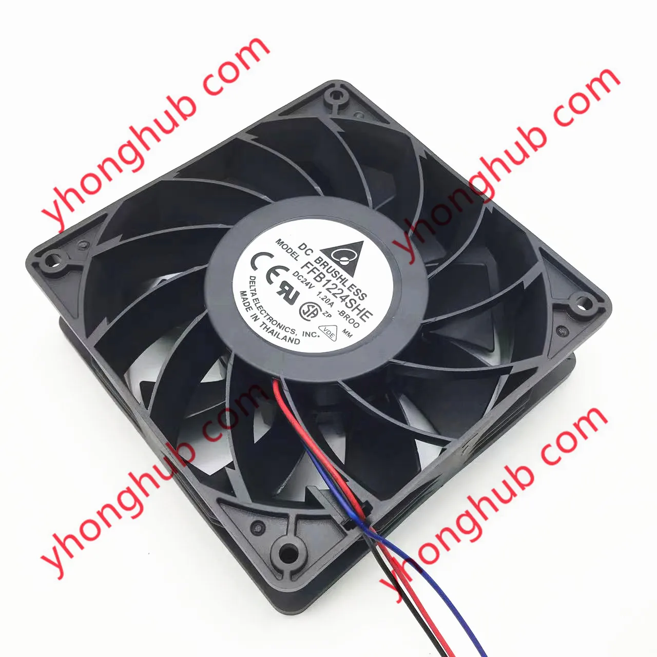 3-проводной серверный Вентилятор охлаждения Delta Electronics FFB1224SHE BR00 DC 24 в 120 A 120x38 мм