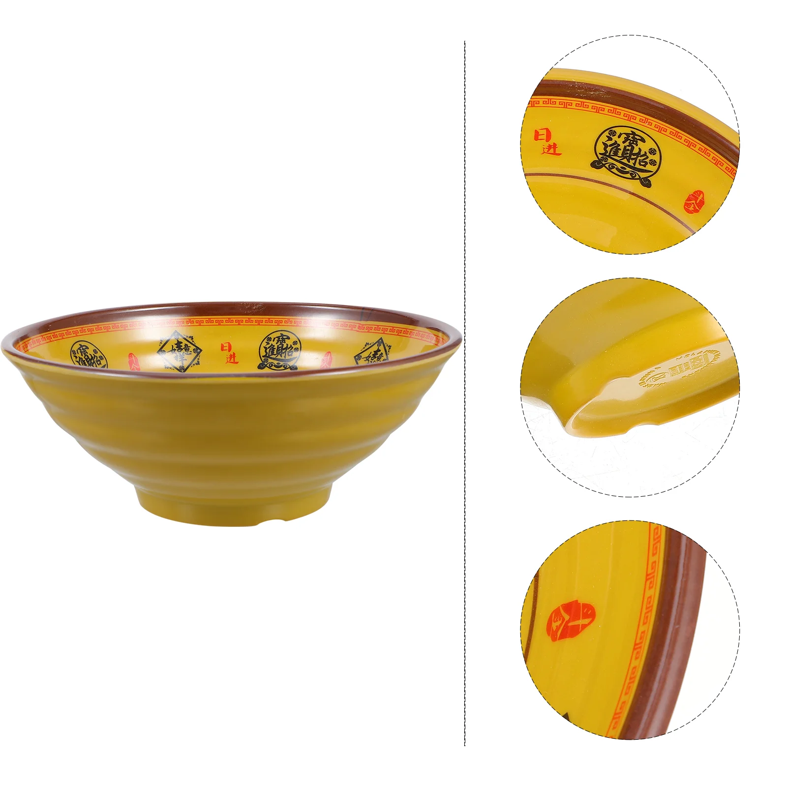 Посуда с крышкой миска для лапши традиционные миски супа рамен меламиновый