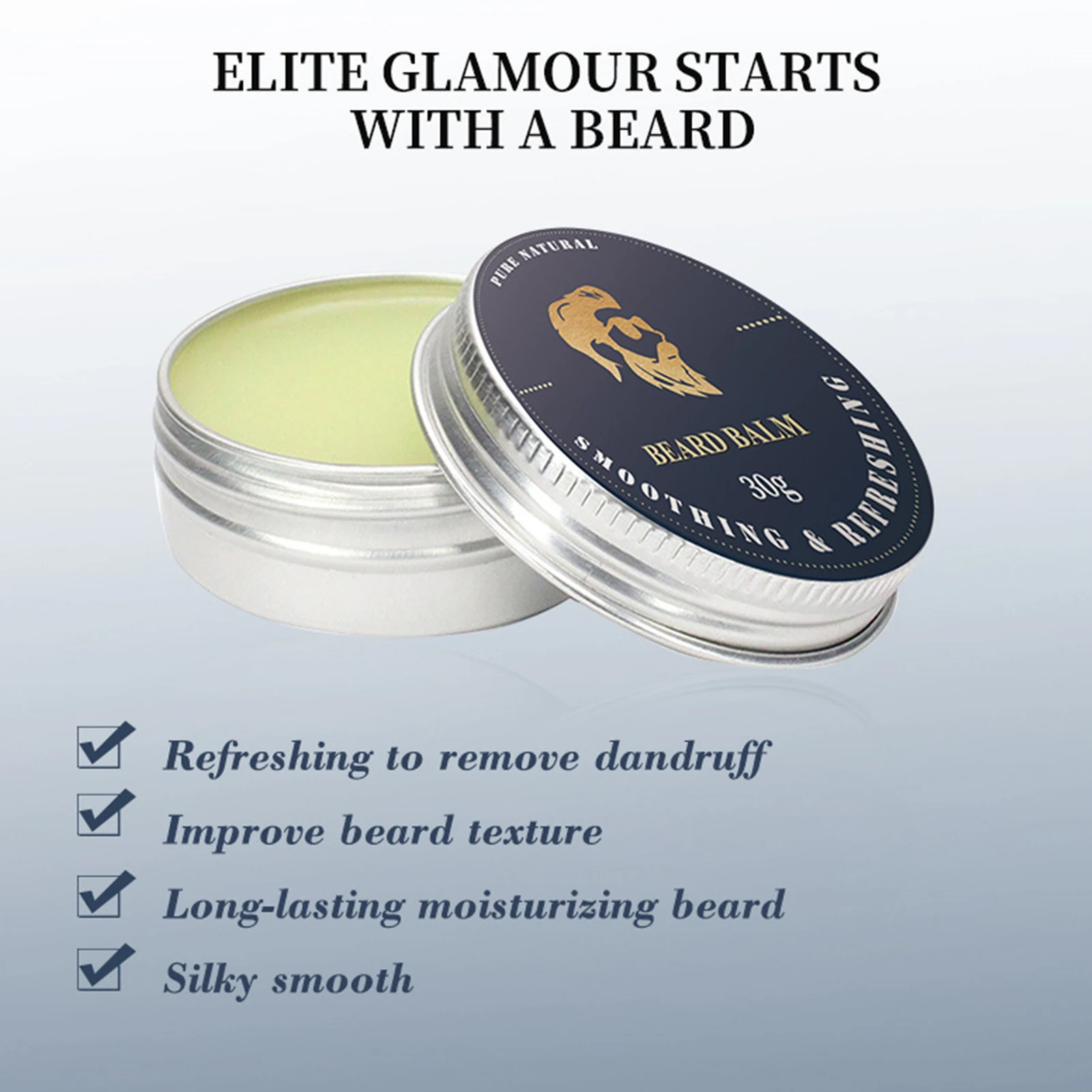 Крем для бороды натуральный бальзам ухода за бородой мужчин кондиционер