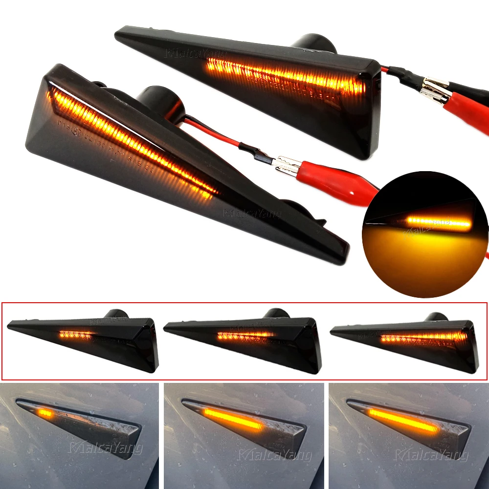 

Pair LED Dynamic Side Marker Turn Signal Light Sequential Lamp For Renault Espace MK4 Vel Satis Wind Avantime Megane CC Scenic 2