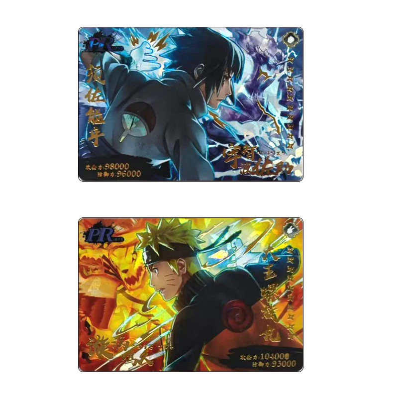 Наруто Pr пара удзумаки Саске Аниме персонажи Бронзирующая игра коллекция