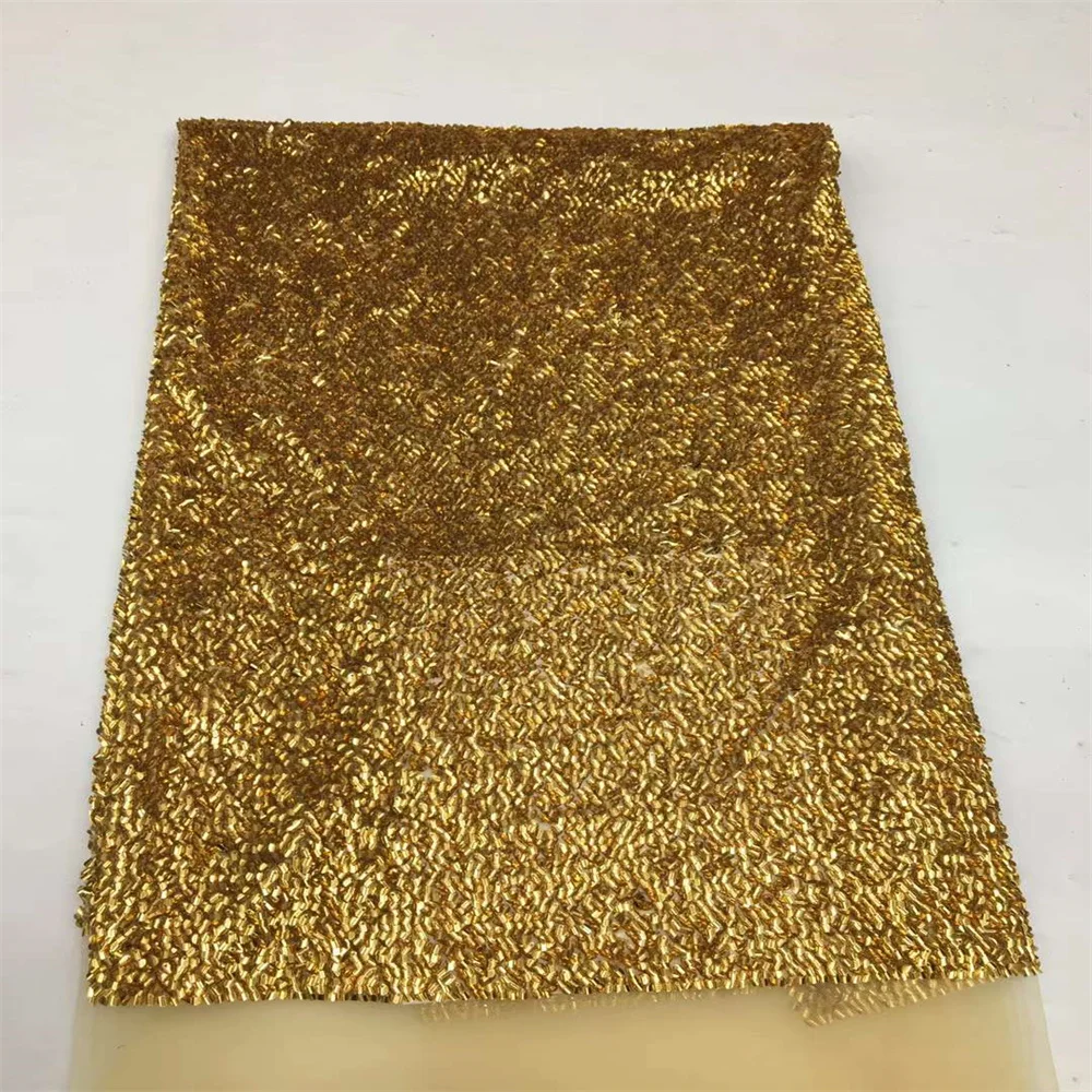 Новинка 2024 Роскошная французская вышивка кружевная ткань для жениха африканская