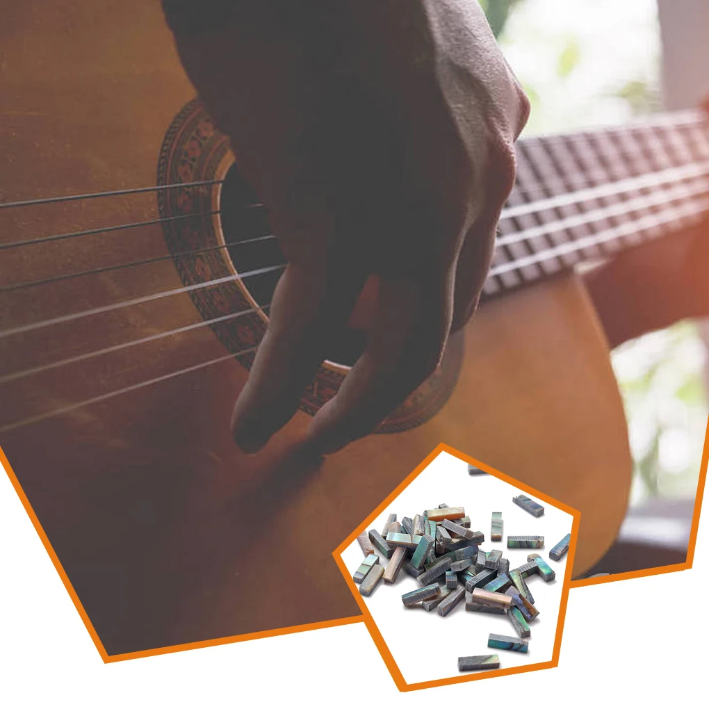 

10 Pieces Guitar Bass Fret Markers Pearl Abalone Shell Inlays Dots Fingerboard Acoustic Repairing Making Accessories