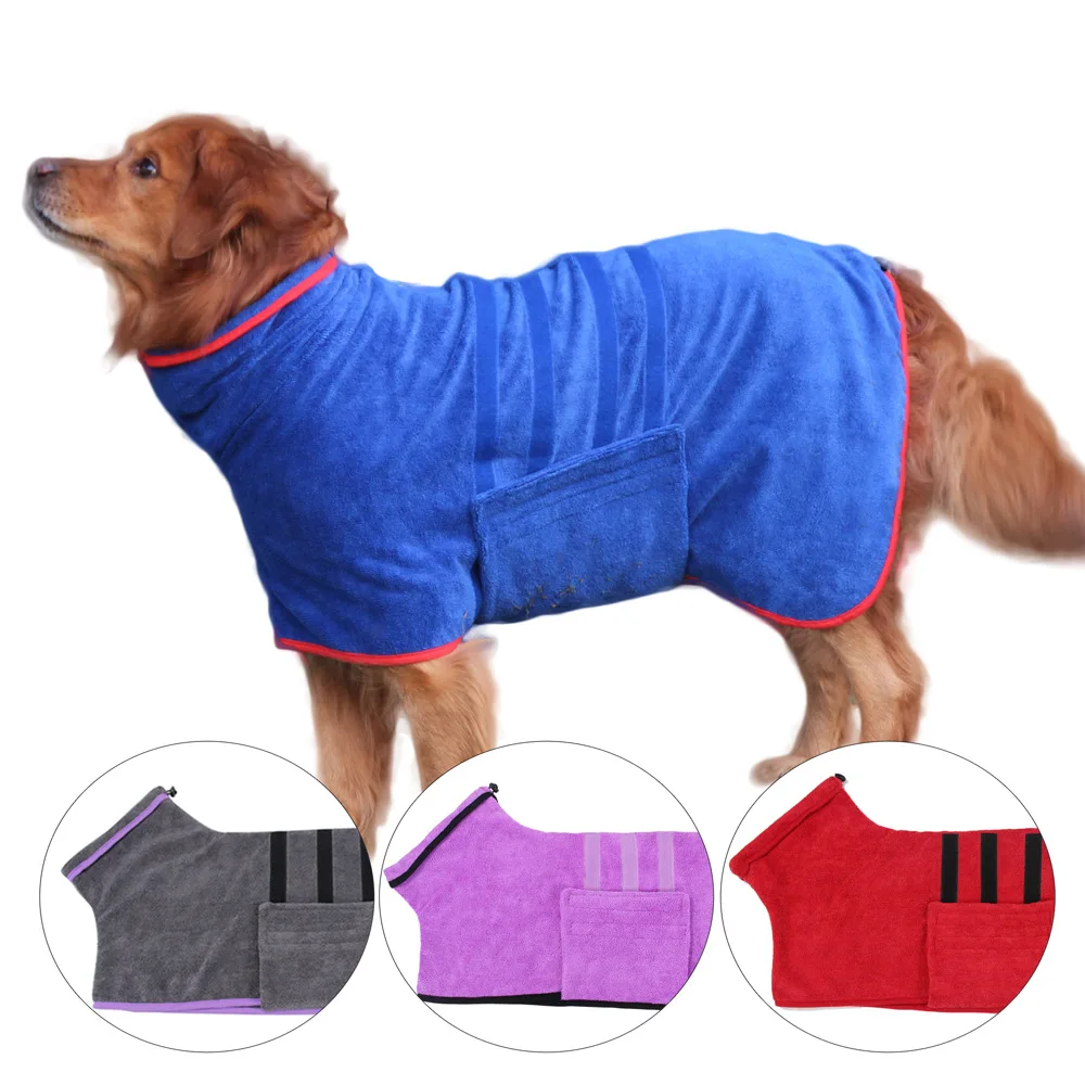 

Andralyn Blue Pet Bathrobe, Ultimate Quick Drying and Absorbent Solution for Your Beloved Pet