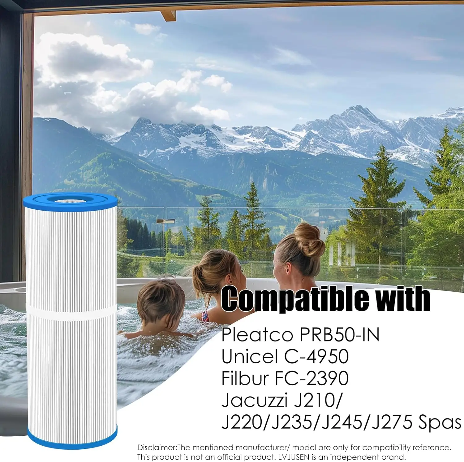 Фото Спа-фильтры C-4950, заменяет Pleatco PRB50-IN, Filbur FC-2390, 03FIL1600, 373045, совместимы с Jacuzzi J210/J220/J235 №1