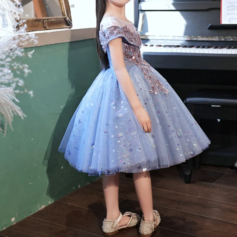 Индивидуальные платья для подружек невесты с блестками и темпераментом круглым