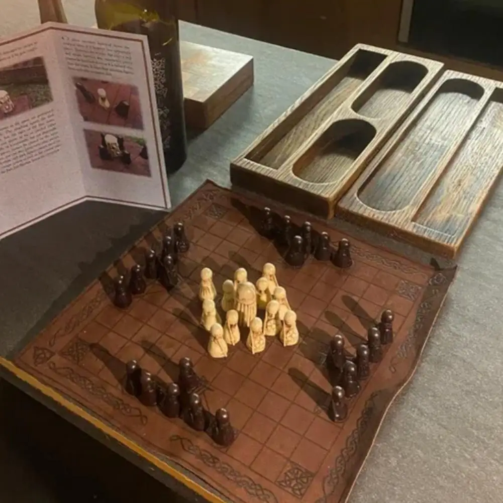 

1 Набор компактных шахматных настольных игр, складной набор для путешествий, Классический развивающий Международный набор шахматных фигур,...