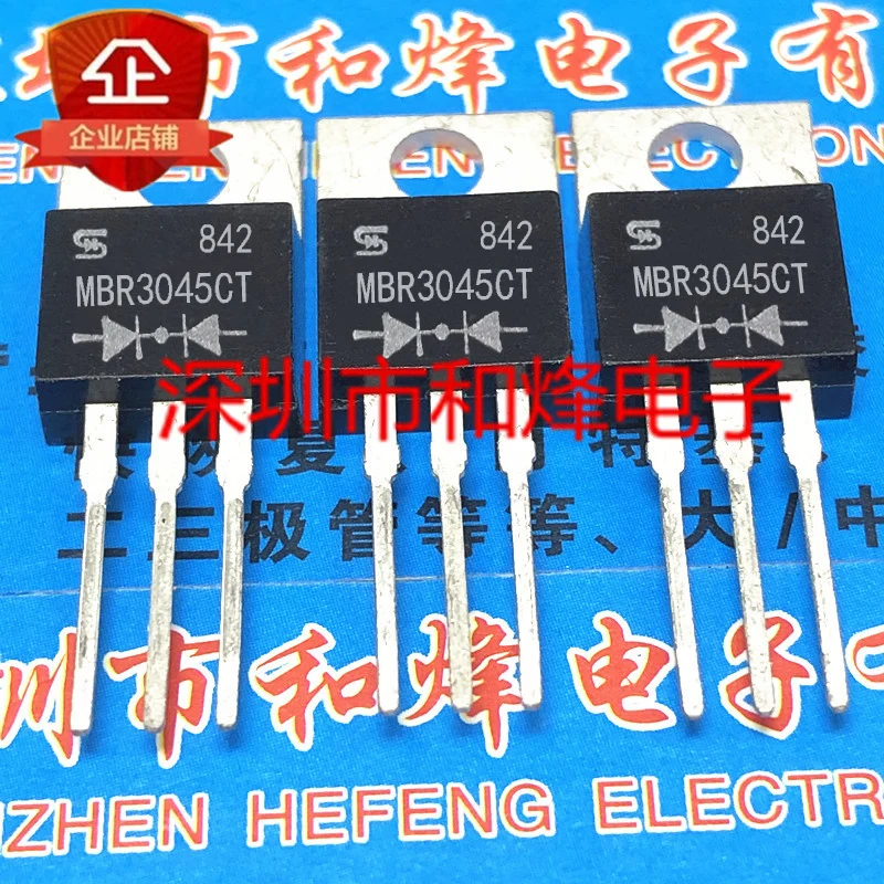 

10pcs 100% orginal new MBR3045CT 30A 45V TO-220 New Schottky Diodes