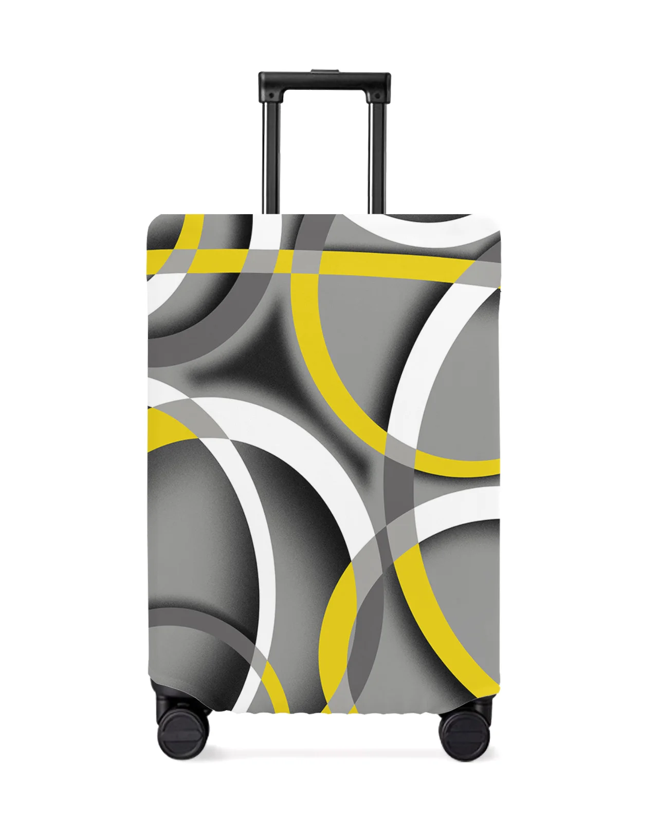 

Abstract Modern Art Geometry Yellow Travel Luggage Cover Elastic Baggage Cover Suitcase Case Dust Cover Travel Accessories