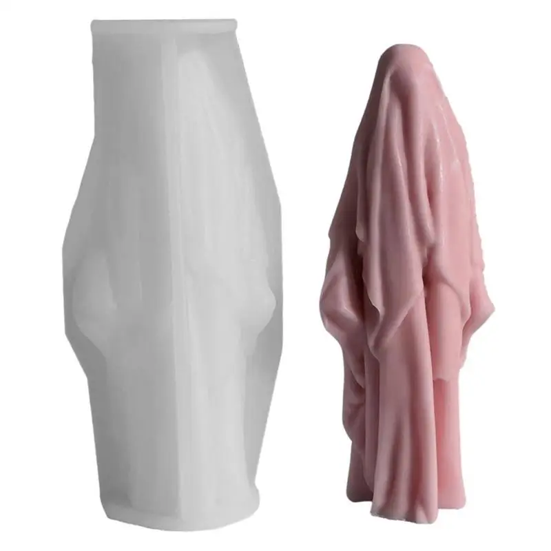 

3D Faceless Portrait Shape Candle Silicone Mold DIY Scented Candle Soap Mould For Plaster Resin Craft Homemade Decoration