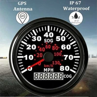 waterproof 130kmh marine motorcycle 9 32v compatible with car truck odometer gauge lcd display universal gps speedometer