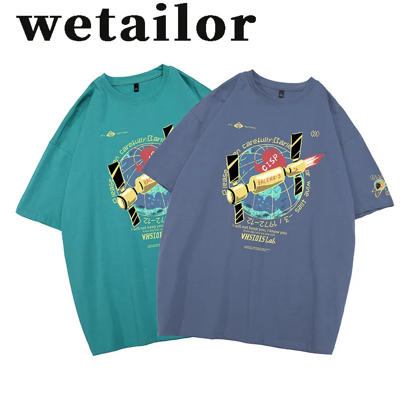 

Fashion Men's O-Neck T-Shirt Oversized Hip Hop T shirt Casual Graphic Tee Shirt Men Summer Multicolor Tops male loose Pullover