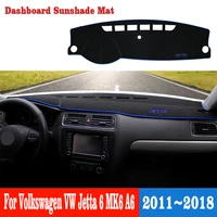 for volkswagen vw jetta 6 mk6 a6 2011 2018 car dashboard avoid light pad instrument platform desk cover mats carpets accessories