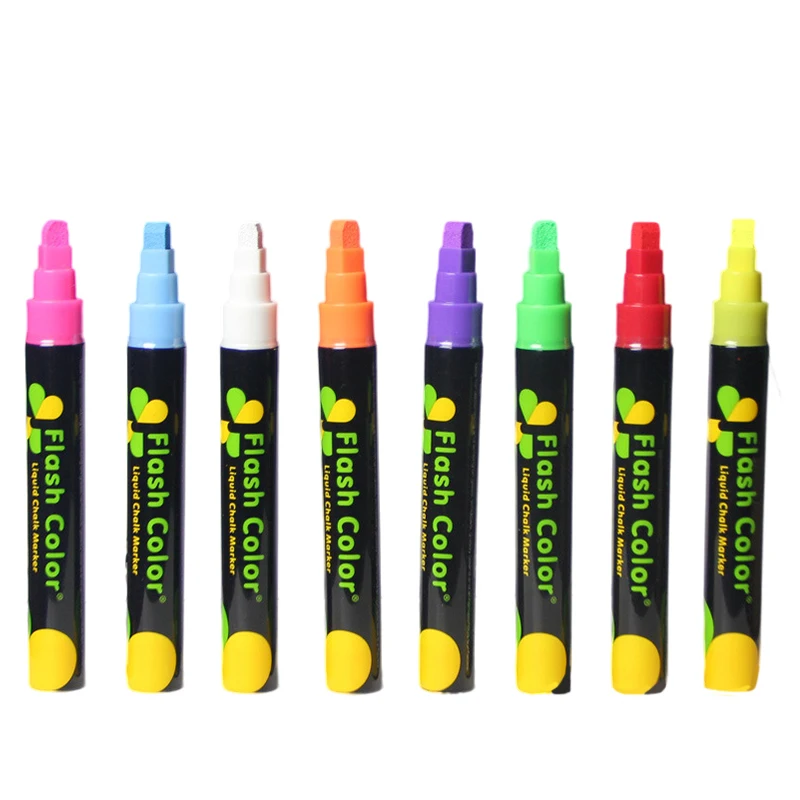 Liquid Chalk Erasable Highlighter Fluorescent Marker Pen For LED Whiteboard Graffiti Writing Board For Graffiti Office Supply