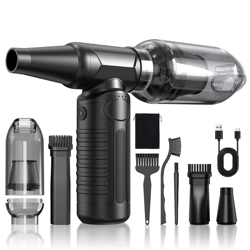 

Турбовентилятор Перезаряжаемый вентилятор 990000 об/мин Бесщеточный воздуходувка Турбоструйный вентилятор Портативный пылесос Электрическая сушилка Пылесос