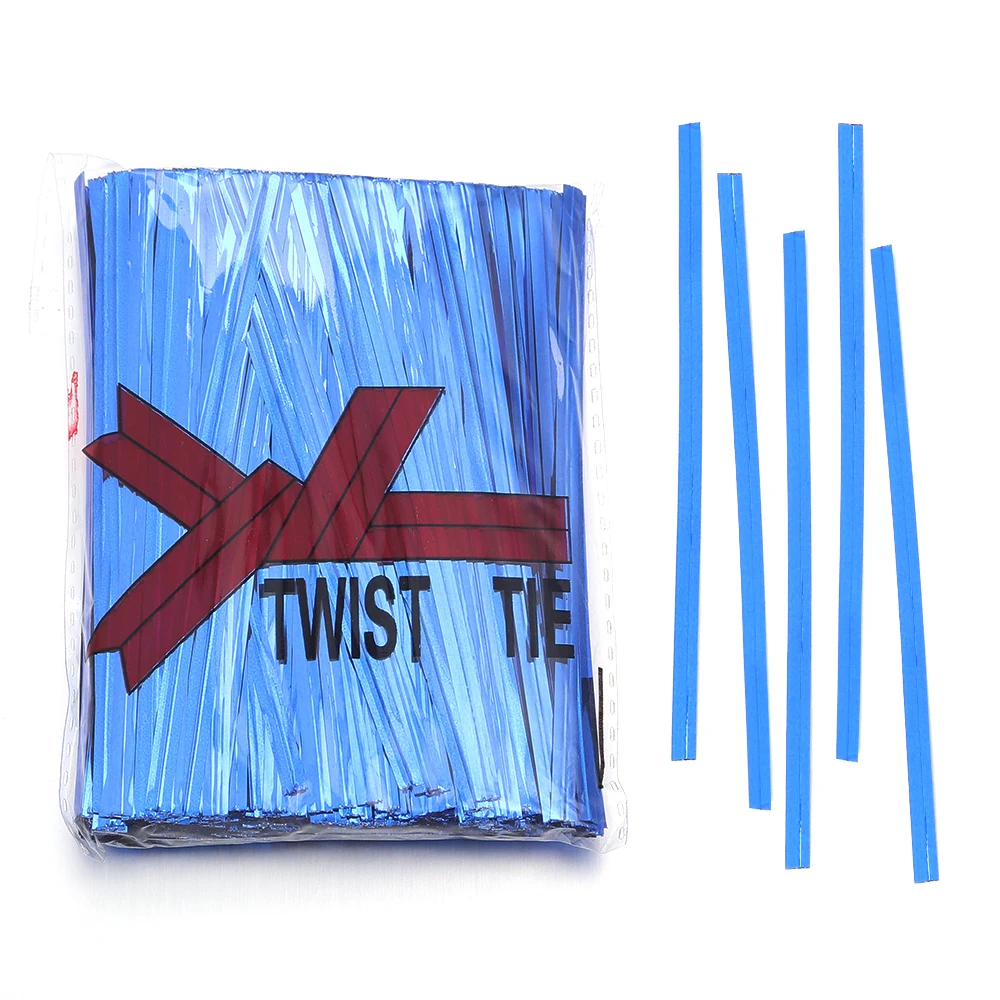 

760 шт. 6/8/10 см золотые/серебряные металлические закрученные стяжки, уплотнительная проволока для пластиковых пакетов для леденцов, конфет, подарки на вечеринку