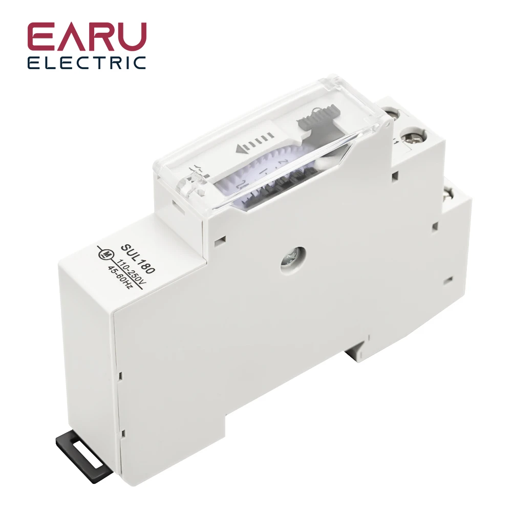 SUL180a 15-минутный механический таймер 24-часовой программируемый на DIN-рейку реле