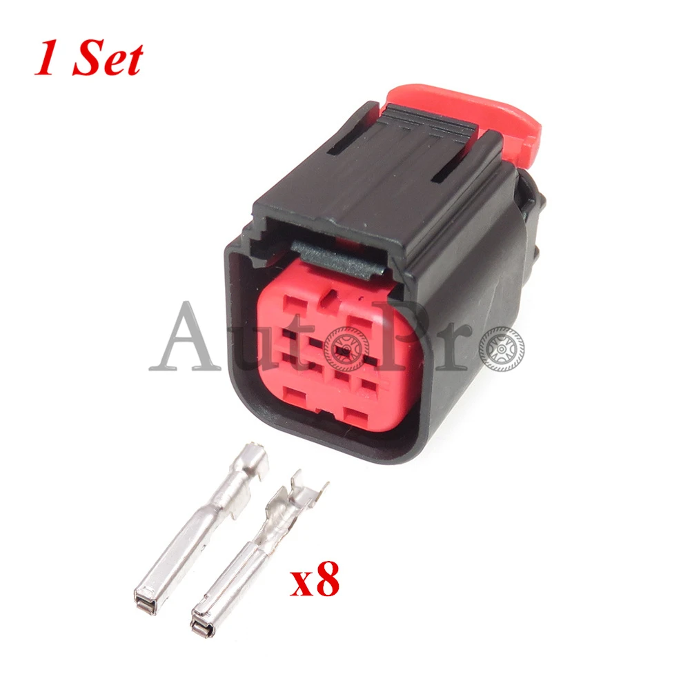 

Автомобильный водонепроницаемый разъем с 8 отверстиями, 1411001-1, автомобильный расходомер воздуха/пусковой радар заднего хода, кабельная розетка для Ford, 1 комплект