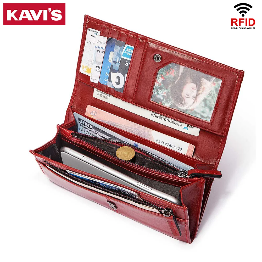 

Кошелек женский из натуральной кожи, с отделением для монет и карт, 100%