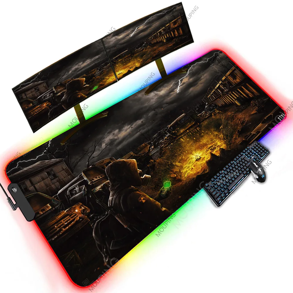 

Stalker Pc Full Set Computer Decoration Desk Table Office Supplies Desk Accessorie Gaming 120x60Carpet XXXXL Oversize Large Pad