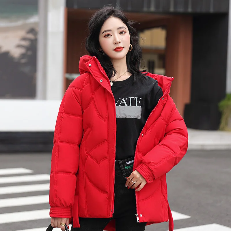New Winter Women Jacket Warm Parkas Female Thicken Coat Cotton Padded Hooded Outwear Casual Loose Women Snow Parka Jackets
