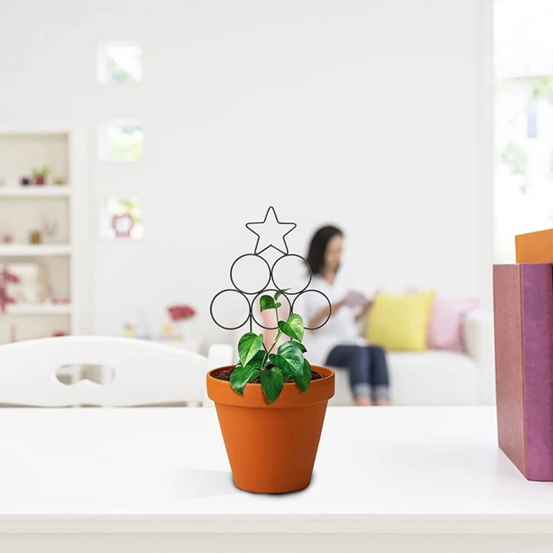 

Metal Plants Climbing Trellis Wrought Iron Bonsai Plant Support Holder for Indoor Outdoor Garden Rose Flower Vine Vegetable