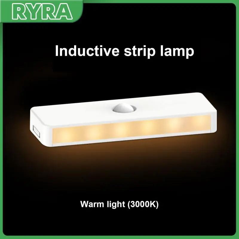 

Wireless Motion Sensor Ultra Thin 6 Led Cabinet Wardrobe Lamp Led Cabinet Light Night Light Night Lamp Motion Sensor Light Bar