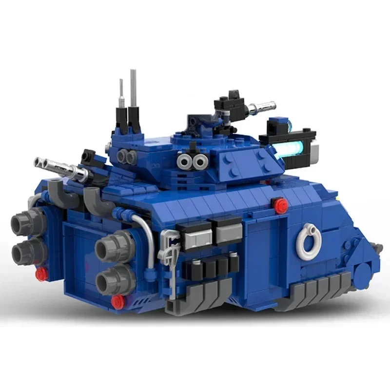 Популярные игры модель Moc строительные кирпичи мини-теновый танк технология