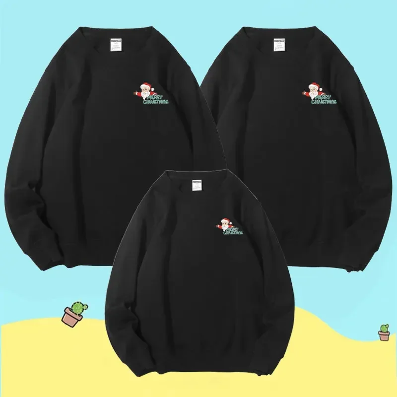 Рождественские семейные свитера Джерси с Рождеством одинаковый наряд для мамы