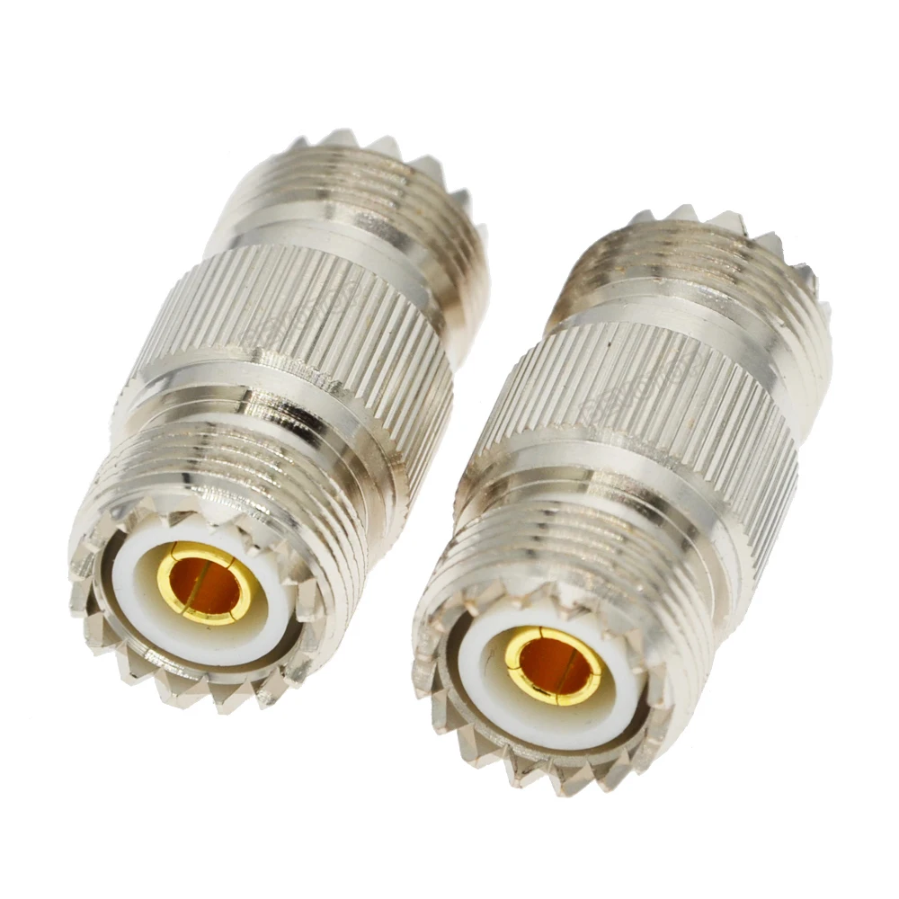 Коаксиальный адаптер 2 шт./лот UHF PL259 с разъемами Мама-мама для антенны CB Ham SWR
