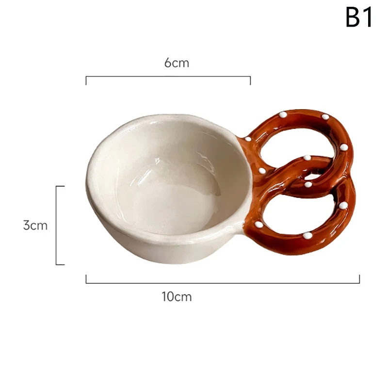 

Керамическая соусница с ручкой