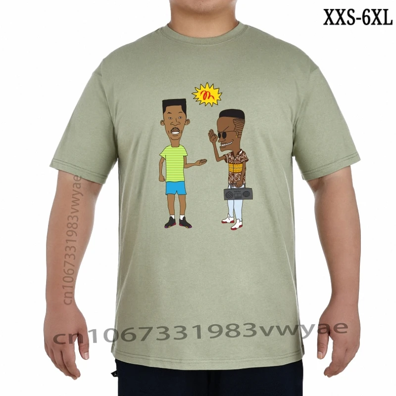 

Классическая футболка с изображением героев мультфильма «О-ил-Принсипи ди Бель-Эйр»