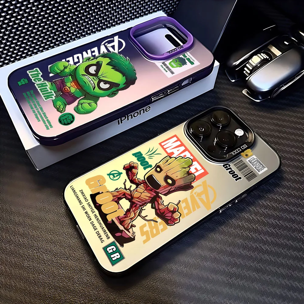 Чехол для телефона Marvels SpiderMans IronMans Xiaomi Redmi 14C 13C 12C 13 12 10 A1 A2 A3 9T 9A K60 K40 4G 5G матовый