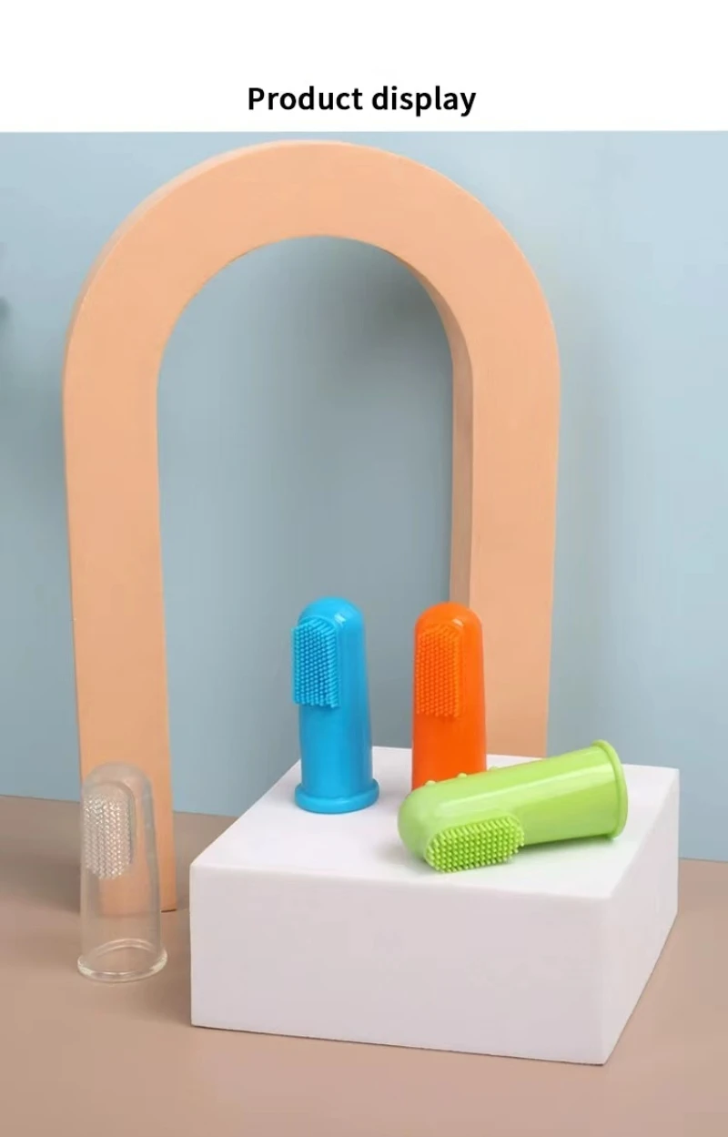 

Silica Gel Dog Finger Toothbrush Super Soft Golden Retrieve Dog Mouth Tartar Halitosis Cleaning Tool Universalg Pet Toothbrush