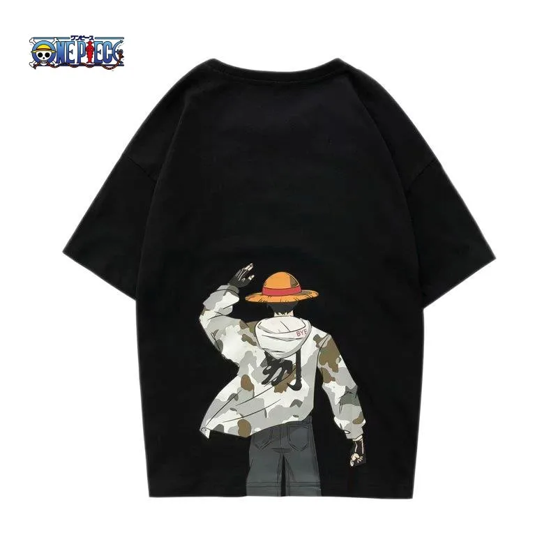2023 NEW Anime One Piece Luffy Fashion 3D Printed Cotton T-S