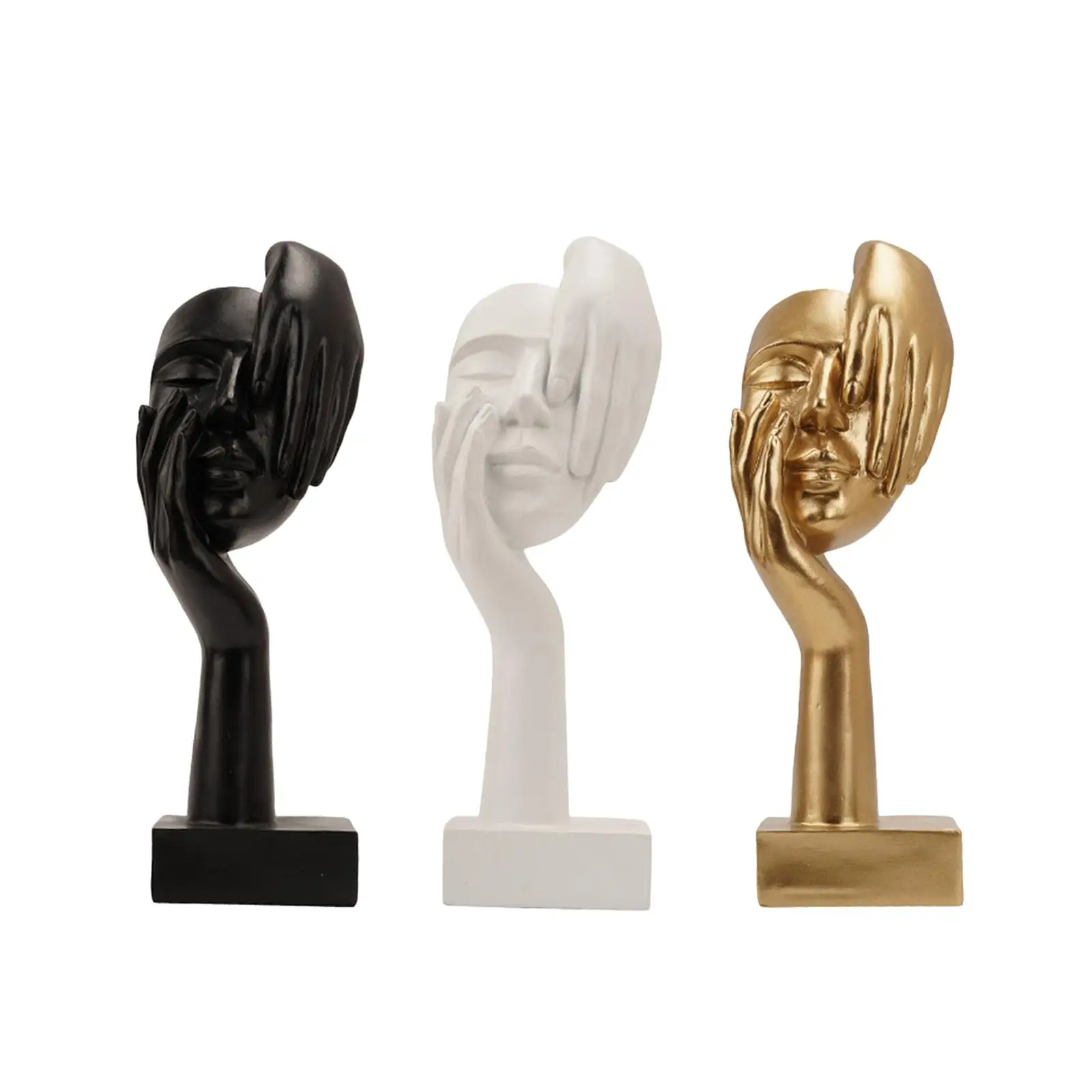 

Thinker Statues Abstract Character for Living Room Table Decorations Bedroom