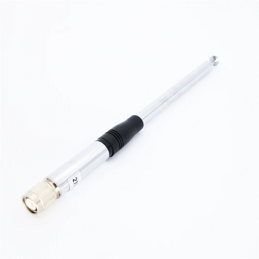 CB 27MHz TNC Antenna Connector 9 Inch to 51 Inch Telescopic Flexible Radio Handheld Antenna Radio Aerial P5V0