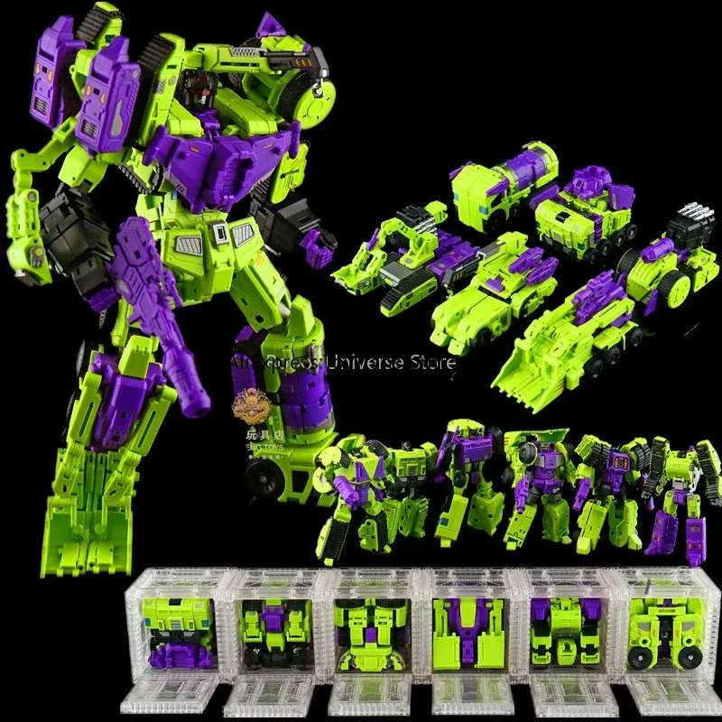 Lucky Cat микро Космос трансформер MC-02 MC02 девастатор RIKI-OH Scrapper Hook Mixmaster DW мультяшная