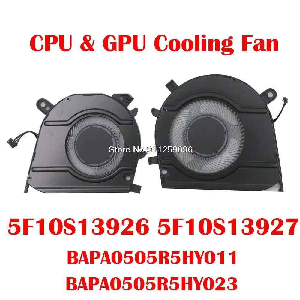 Laptop CPU GPU Cooling Fan For Lenovo For ThinkBook 13s G2 ITL 5F10S13926 5F10S13927 82E3 BAPA0505R5HY011 BAPA0505R5HY023