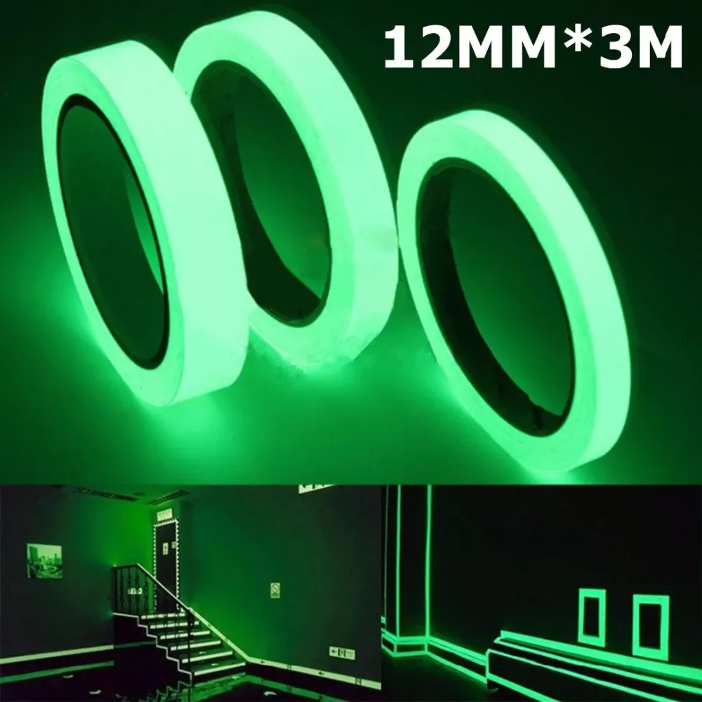 

Luminous Tape All Type Self-adhesive Tape Night Vision Glow In Dark Safety Warning Security Stage Home Decoration Tapes