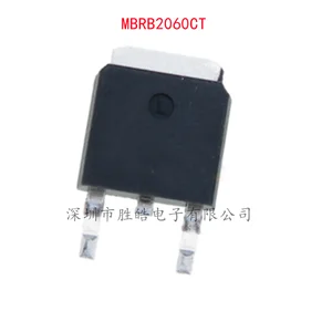 (10PCS) NEW MBRB2060CT MBRB2060 B2060G 20A 60V Schottky Diode TO-263 Integrated Circuit
