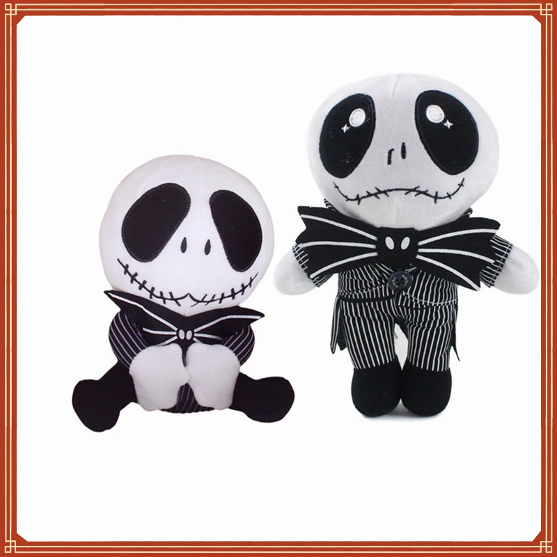 

Halloween The Nightmare Before Christmas Jack Ghost Face Skull Plush Doll Toy Halloween Gift Funny Doll Children's ChristmasGift