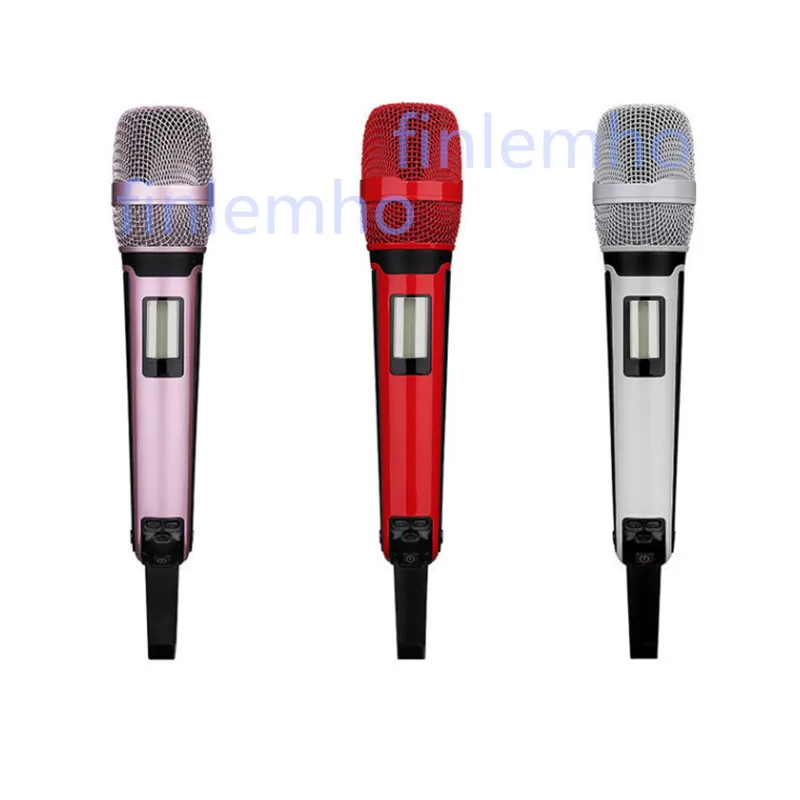 1PC UHF Wireless Microphone SKM9000 Mesh Ball Head Tube Body Accessories 6 Colors For Option Without Cartridge Or Battery