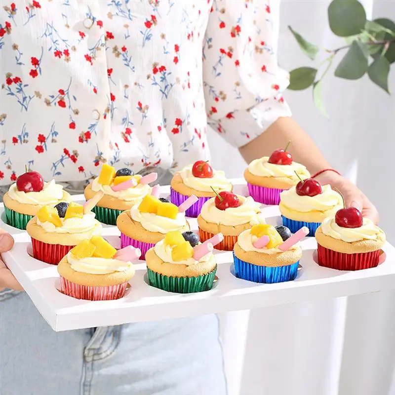 

100Pcs Muffin Cupcake Paper Cups Cupcake Liner Baking Muffin Box Cup Case Party Tray Cake Decorating Tools Party Decor Baking
