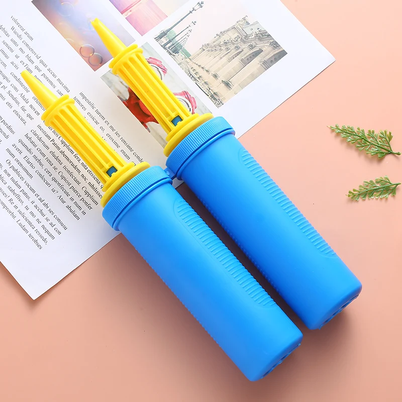 

High quality 1 Pcs Balloon Pump Plastic Hand Held Needle Ball Party Balloon Inflator Portable Useful Decoration Tools