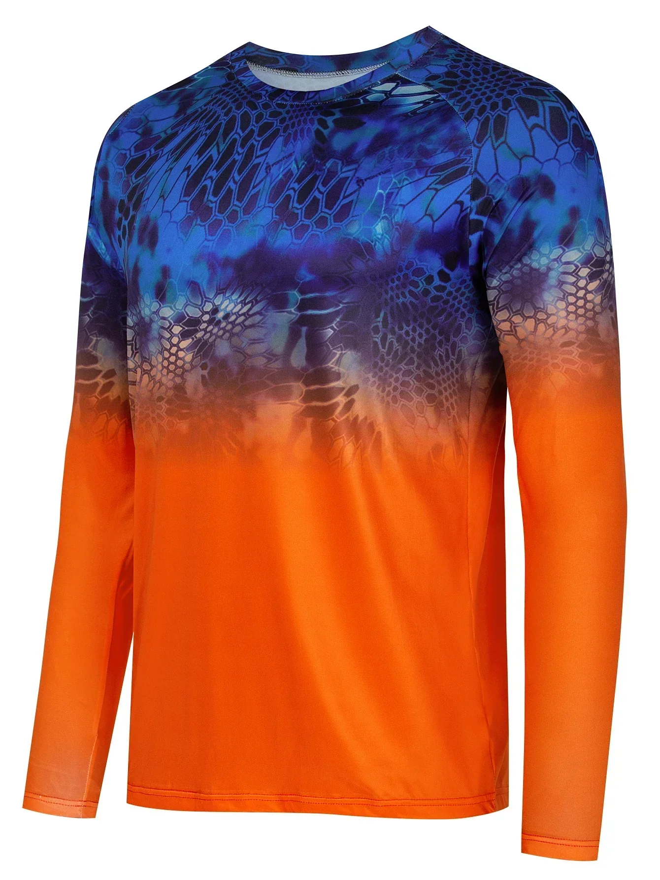 Мужская рубашка с длинным рукавом для рыбалки защитные быстросохнущие топы