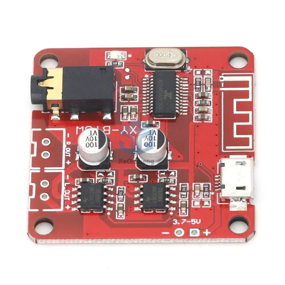 XY-BT5W DC 3 7 ~ 5 В Bluetooth 0 аудиоприемник Вт + стерео плата усилителя мощности