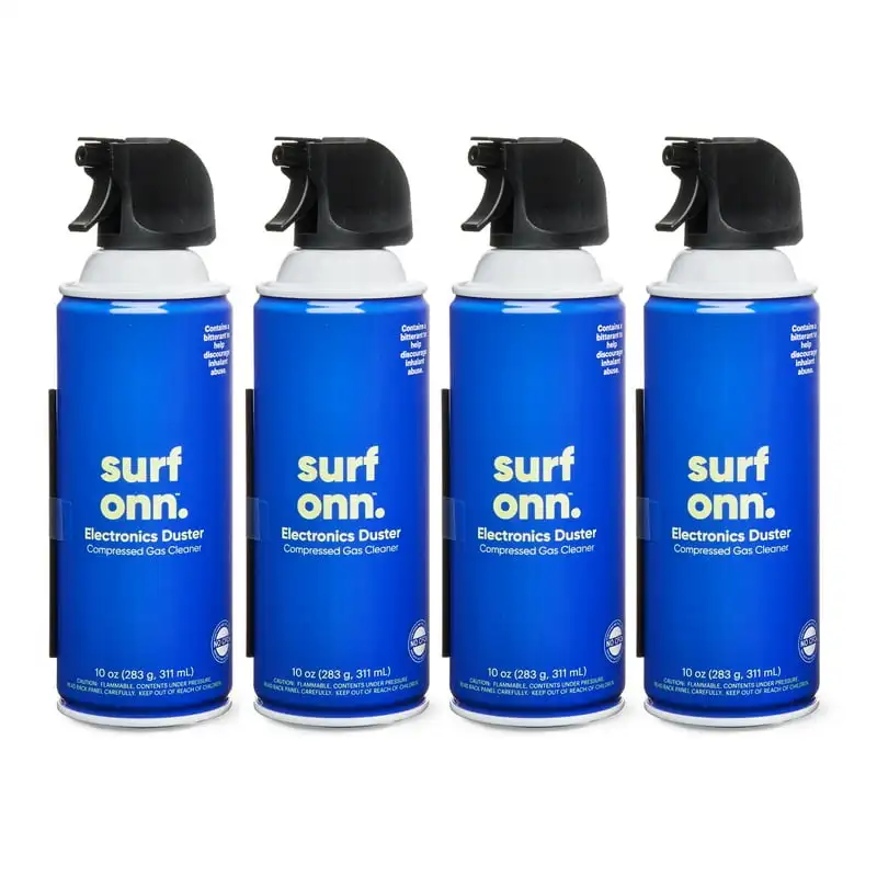 

Duster Compressed Gas Cleaner, 10 oz, 4-Pack Car cleaning Limpia vidrios Sponges Silicone brush Drill brush Natural dish brush P